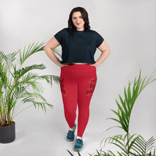 Load image into Gallery viewer, Red Leggings (all things possible)