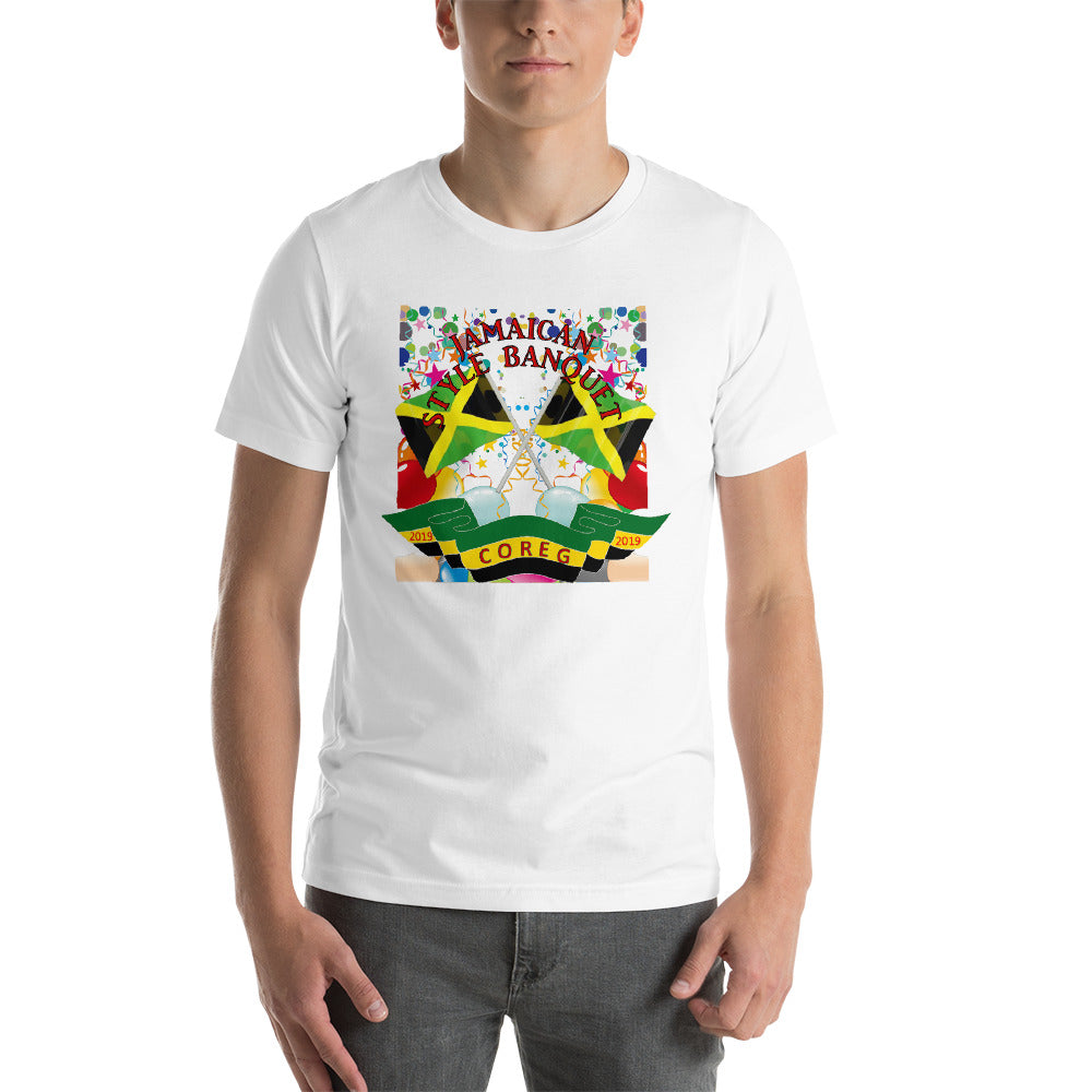 Short-Sleeve Unisex T-Shirt (Jmaican Style Banquest T's